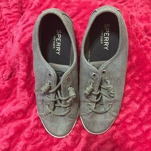 Sperry Women's Gray Canvas Shoes
